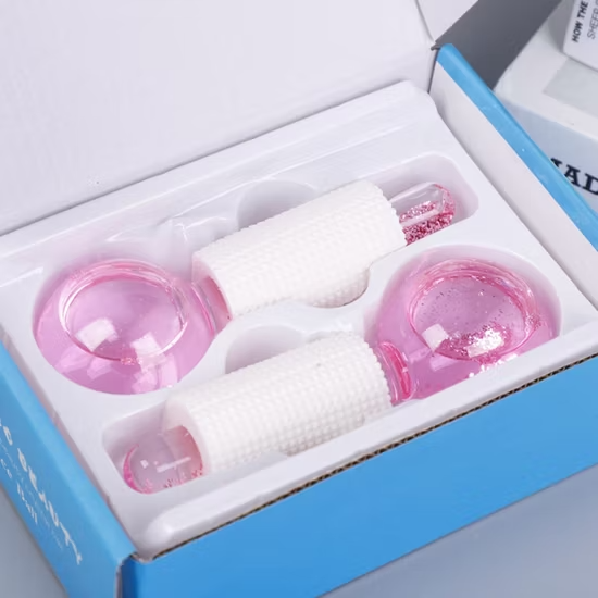 Piel de Porcelana en 10 Min - Masajeador Facial de Cristal Frío