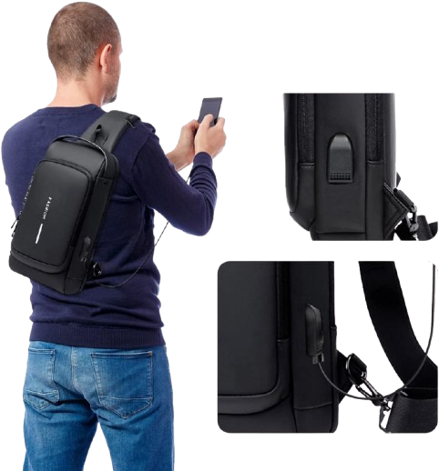 Seguridad Total al Instante - Mochila Antirrobo USB Impermeable